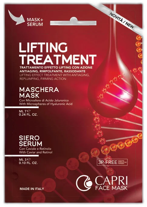 Bustina Bi Componente Maschera + Siero Trattamento Lifting