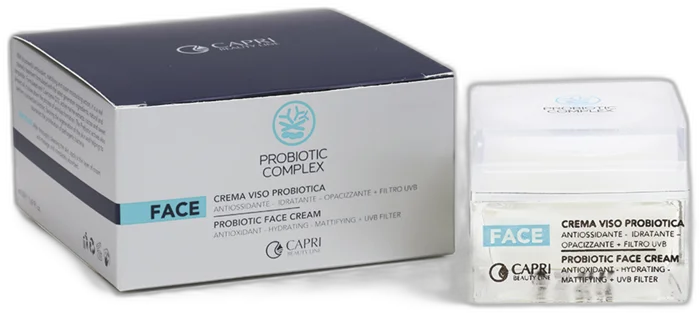 Crema Viso Probiotica Antiossidante Idratante Opacizzante