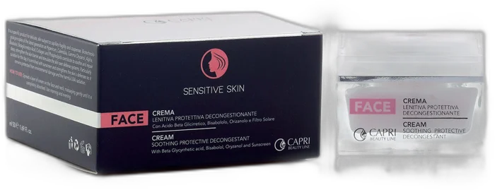 Crema Lenitiva Decongestionante per Pelli Sensibili