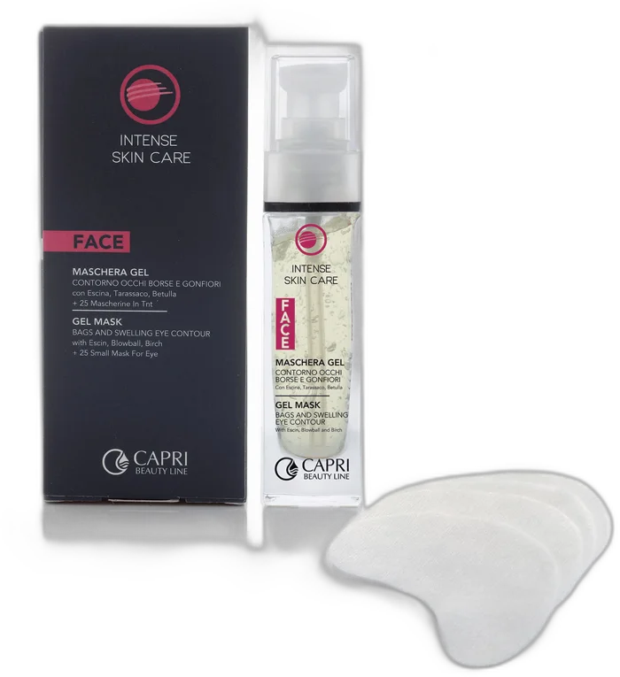 Maschera Gel Contorno Occhi Borse e Gonfiori con 25 patch tnt