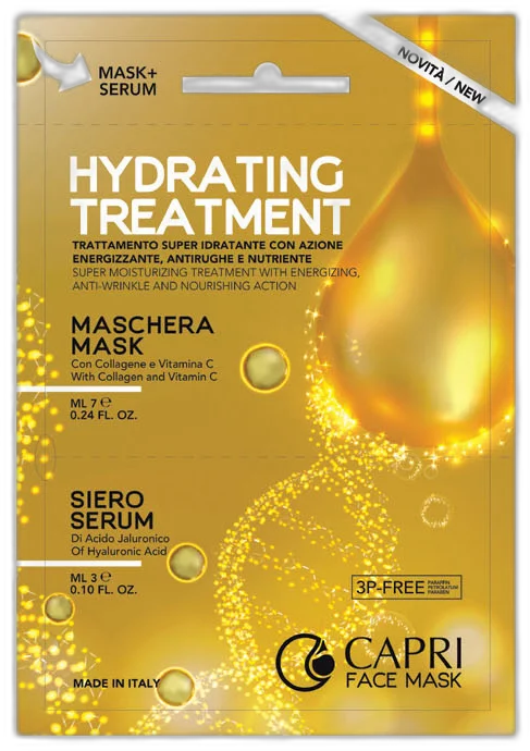 Bustina Bi Componente Maschera + Siero Trattamento Idratante