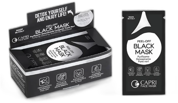 Pack Black Mask Maschere Punti Neri Peel Off Monodose – Confezione da 10 pz
