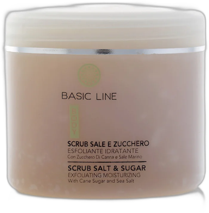Scrub Corpo Esfoliante con Zucchero e Sale marino