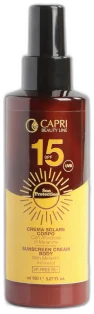 Crema Protezione Solare Viso Corpo SPF 15 Spray